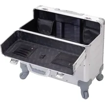 ALUMAXX Pandora 4-Rollen Cabin 35 cm / 36 l silber matt