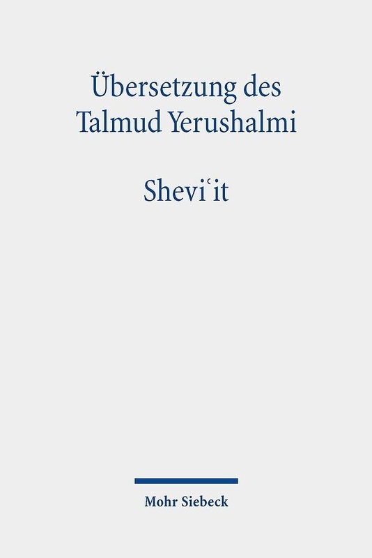 Übersetzung Des Talmud Yerushalmi, Leinen