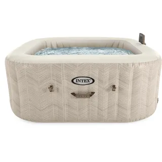 Intex PureSpa Chevron Deluxe Square 211 x 71 cm Creme