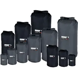 HIGH PEAK Dry Bag Camping Packsack Roll Sack Pack Beutel Wasserdicht 1-26 Liter Farbe: schwarz, Größe: 26 Liter