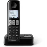 Philips Philips D255 Schnurlostelefon DECT mit Anrufbeantworter Plug & Play 16 DECT-Telefon