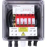 Dehn & Söhne 900924 Typ 2 IP65 2MPPT je 1 String bis 1100V DC DCU YPV 1100 2M 1S MC4 GAK im Gehäuse für PV-Anlagen mit