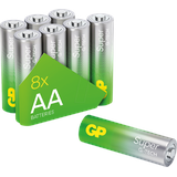 GP Super Mignon (AA)-Batterie Alkali-Mangan 1.5V 8St.