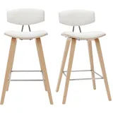 miliboo Design-Barhocker H 69 cm Weiß