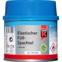 OEM Auto-k Elastischer Füllspachtel + Härter 250 G Spachtel Spachtelmasse