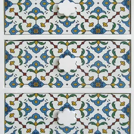 Mobili Rebecca Rebecca 93 x 40 x 30 cm Hellblau / Weiß