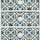 Mobili Rebecca Rebecca 93 x 40 x 30 cm Hellblau / Weiß