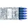 teachly Kugelschreiber Blau 0,6 mm 5 St.