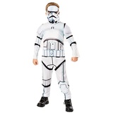 Rubies Strom Trooper Kostüm für Kinder, Jumpsuit bedruckt und Maske, offizielle Star Wars, Nachhaltiges Kostüm Green Kollektion für Karneval, Weihnachten, Geburtstag, 3-4 years, (98-104cm)