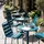 Oviala Palavas Gartenstuhl 2 St. 59 x 59 x 108 cm blau