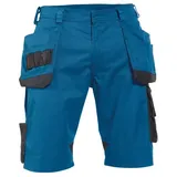 DASSY Bionic Multitaschen-Short - azurblau/anthrazitgrau