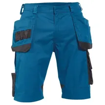 DASSY Bionic Multitaschen-Short - azurblau/anthrazitgrau