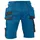 DASSY Bionic Multitaschen-Short - azurblau/anthrazitgrau