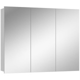 Vicco Badspiegelschrank Sola, 100 x 79.8 cm mit 3 Türen