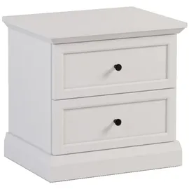 konsimo® Nachtschrank KATRIA 52 x 51 x 40 cm Weiß