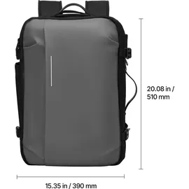 Vevor Vakuum-Reiserucksack 65 L Grau