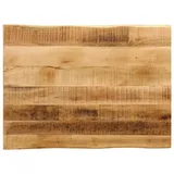 vidaXL Tischplatte mit Baumkante 70 x 60 cm 2,5 cm