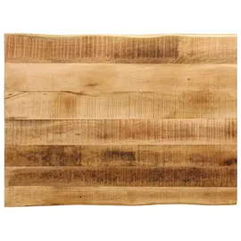 vidaXL Tischplatte mit Baumkante 70 x 60 cm 2,5 cm