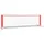 vidaXL Tennisnetz Schwarz und Rot 300x100x87 cm Polyester