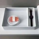 Laufen Aufbewahrungsschale eckig Weiß