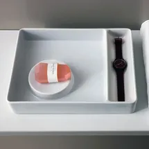 Laufen Aufbewahrungsschale eckig Weiß