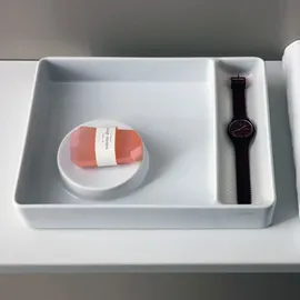 Laufen Aufbewahrungsschale eckig Weiß