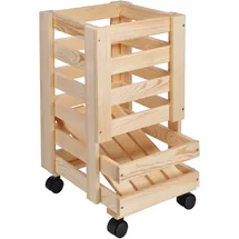 Hi Kartoffel- und Obstkiste natur Holz Fichte B/H/T: ca. 30x52,5x37 cm - Natur
