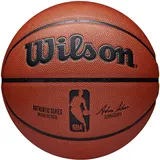 Wilson Basketball NBA Authentic SERIES, Indoor/Outdoor, Mischleder, Größe: 7