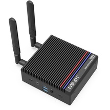 MINIX Z100-0dB lüfterloser Mini-PC, Intel N100 12th Gen 16GB DDR4, 512GB M.2 PCIe 3.0 x 4 SSD Win 11 Pro Desktop-Computer, 4K Dual Display/2,5G LAN/USB-C/WiFi 6/Automatisches Einschalten