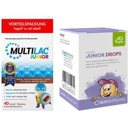 Multilac Junior Darmsynbiotikum + Lactobact Junior Drops