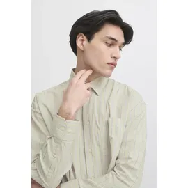 CASUAL FRIDAY Langarmhemd gestreift Beige L