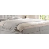 HAPO Plaid Tagesdecke 240 x 70 cm Grau/Silber
