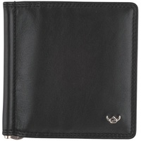 Golden Head Polo RFID Protect Money Clip Billfold Wallet Black