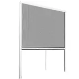 Tectake Insektenschutz Fenster 40 x 90 cm Weiß