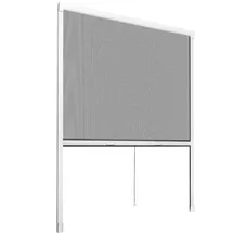Tectake Insektenschutz Fenster 40 x 90 cm Weiß