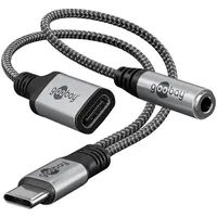 Goobay USB C auf USB-CTM und Klinke 3,5 mm