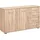 Priess Kombikommode Barcelona 123 x 71 x 38 cm Beige / Braun