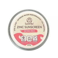 Suntribe Zinc Sunscreen Retro Red-SPF 30 Sonnencreme 10 g
