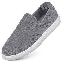 GIESSWEIN Wood Sneaker Slip-On Herren [EU 40-48] - Bequeme Sommerschuhe Herren - Freizeitschuhe Männer - Slipper Men - Schuhe zum Reinschlüpfen - Stoffschuhe - Schlupfschuhe - Slip on Sneaker - 48 EU