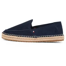 Tommy Hilfiger Herren Espadrilles Flex Loafer mit Logo, Blau (Desert Sky), 40