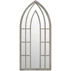 vidaXL Gartenspiegel Sand 100x45 cm Eisen
