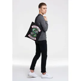 LOGOSHIRT Baumwolltasche Riverdale South Side schwarz