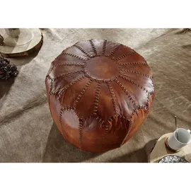 Wohnling Hocker WL6.088 braun Leder, 1 St.