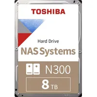 Toshiba N300 NAS Systems 8TB, 24/7, 512e / 3.5"