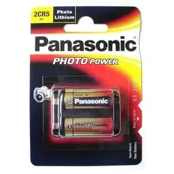 Panasonic Lithium-Fotobatterie 2Cr5 3V Blister (1er-Pack) 2Cr-5L/1Bp