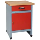 Küpper Werkbank-Beistelltisch  (L x B x H: 60 x 60 x 84 cm, Anzahl Schubladen: 1 Stk.)