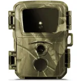 Lixada Mini-Wildkamera 16MP 1080P Bewegungsaktivierte Jagdkamera mit 65ft Nachtsicht Outdoor Wildlife Scouting Kamera, BewegungsmelderNachtsicht IP65 Wasserdicht