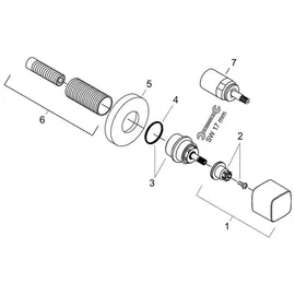 Hansgrohe Metris Absperrventil Unterputz Chrom