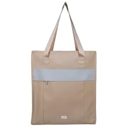 OAK25 Schultertasche 35 cm Laptopfach beige