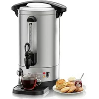 SUPERLEX Glühweinkocher 10 L Heißwasserspender Hot Water Dispenser mit Wasseranzeige Kunststoffhahn energiesparend langlebig einfach zu reinigen für Büro Zuhause Gastronomie Events